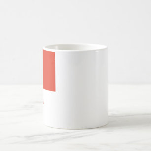 Caneca De Café Bandeira de República Popular da China com nome