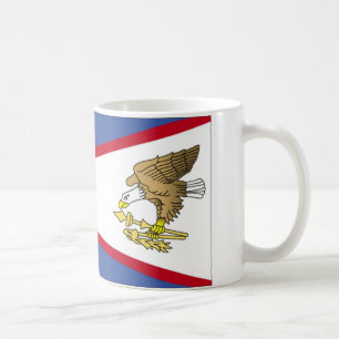 Caneca De Café Bandeira de Samoa Americanas