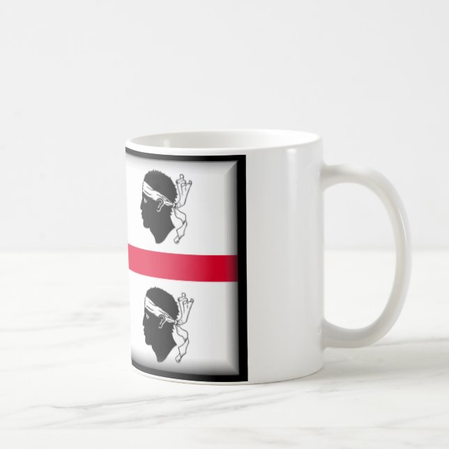 Caneca De Café Bandeira de Sardinia (Italia) (Direita)