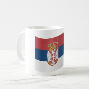 Caneca De Café Bandeira de Serbia