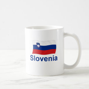 Caneca De Café Bandeira de Slovenia - w/inscription