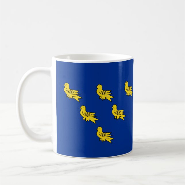 Caneca De Café Bandeira de Sussex (Esquerda)