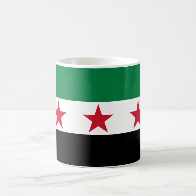 Caneca De Café Bandeira de Syria (Centro)