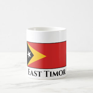 Caneca De Café Bandeira de Timor Leste