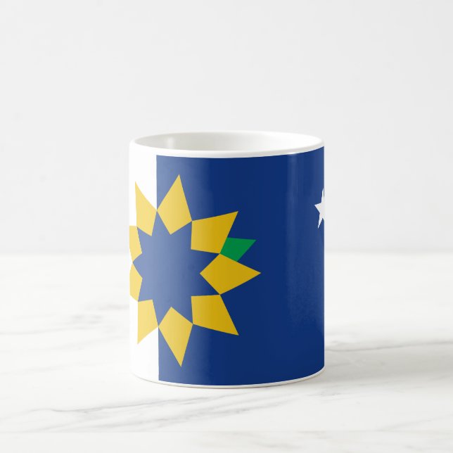 Caneca De Café Bandeira de Topeka (Kansas) (Centro)