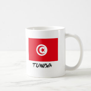 Caneca De Café Bandeira de Tunísia