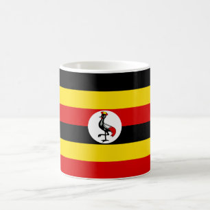Caneca De Café Bandeira de Uganda