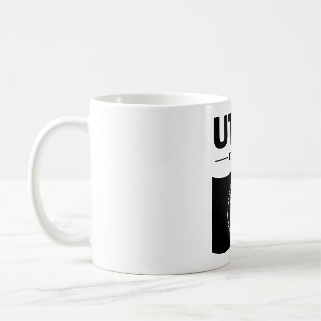 Caneca De Café bandeira de Utah EUA (Esquerda)