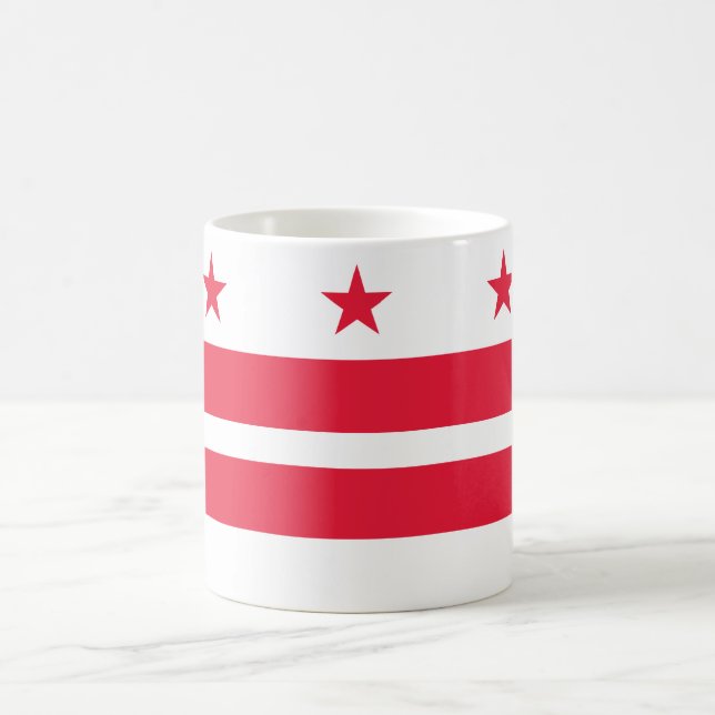 Caneca De Café Bandeira de Washington D.C. (distrito de Columbia) (Centro)