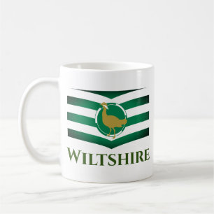 Caneca De Café Bandeira de Wiltshire - ENGLAND