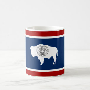Caneca De Café Bandeira de Wyoming