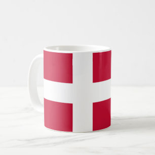 Caneca De Café Bandeira Dinamarquesa
