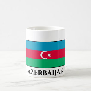 Caneca De Café Bandeira do Azerbaijão