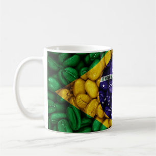Caneca De Café Bandeira do Brasil