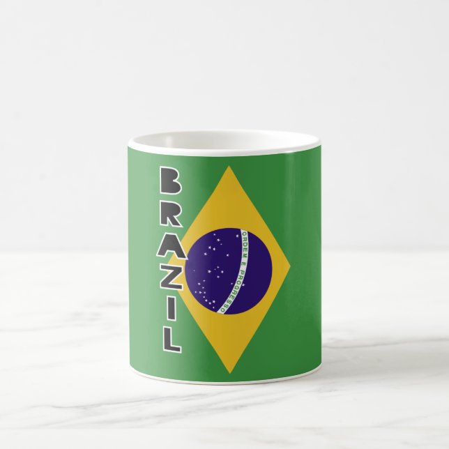 Caneca De Café Bandeira do Brasil (Centro)