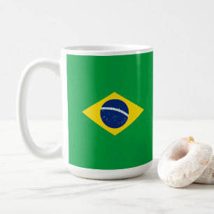 Caneca De Café Bandeira do Brasil