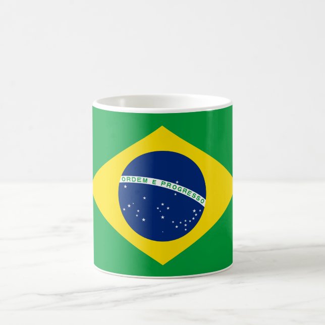 Caneca De Café Bandeira do Brasil (Centro)