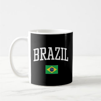 Caneca De Café Bandeira Do Brasil Ama Seu País