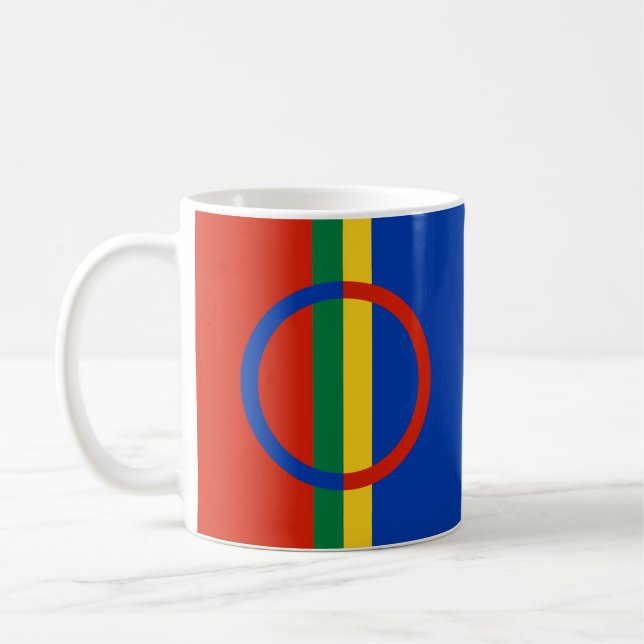 Caneca De Café Bandeira do Café Sápmi Mug (Esquerda)
