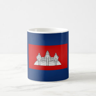 Caneca De Café Bandeira do Camboja Legal