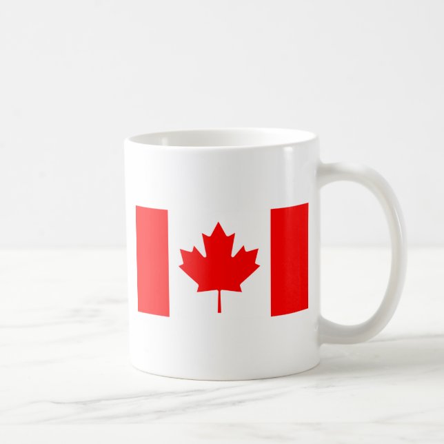 Caneca De Café Bandeira do Canadá (Direita)