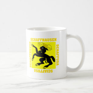 Caneca De Café Bandeira do cantão da suiça de Schaffhausen