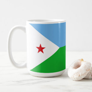 Caneca De Café bandeira do Djibuti