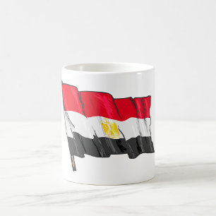 Caneca De Café Bandeira do Egito