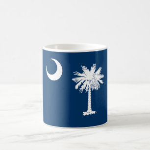 Caneca De Café Bandeira do estado da Carolina do Sul