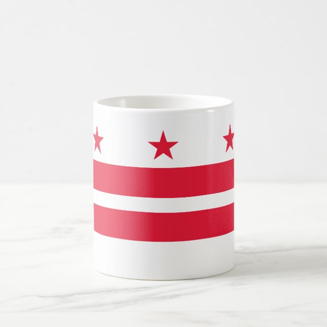 Caneca De Café Bandeira do Estado de Washington DC (Centro)