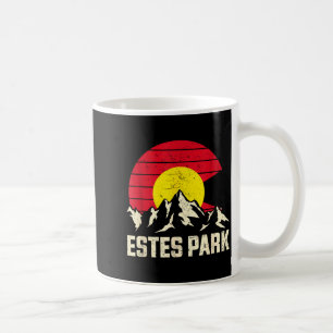 Caneca De Café bandeira do estado do colorado aventura da montanh