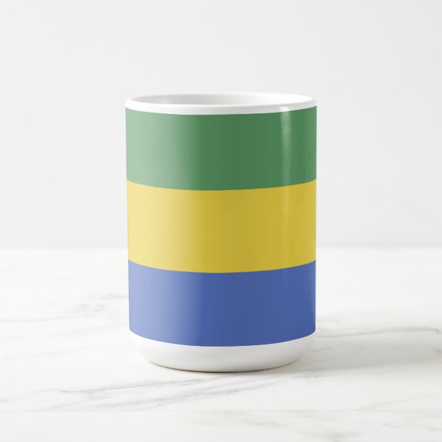 Caneca De Café Bandeira do Gabão (Centro)