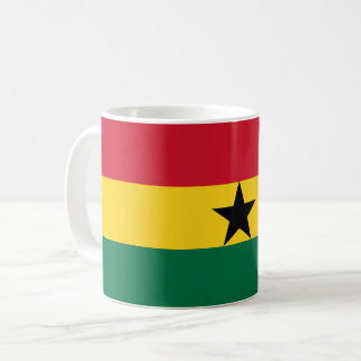 Caneca De Café Bandeira do Gana adora Dia da Independência do Gan