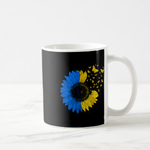 Caneca De Café Bandeira do Girassol da Ucrânia Bandeira Vintage U