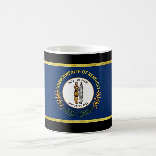 Caneca De Café Bandeira do Kentucky (Centro)