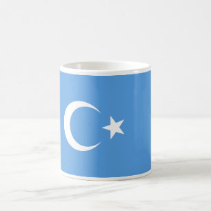 Caneca De Café Bandeira do leste de Turkestan Uyghur