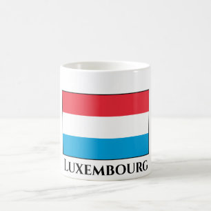 Caneca De Café Bandeira do Luxemburgo
