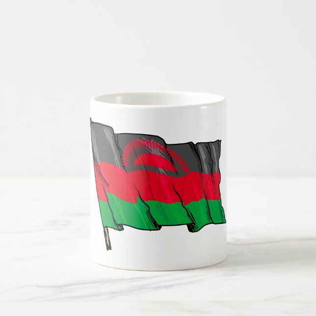 Caneca De Café Bandeira Do Malawi (Criador carregado)