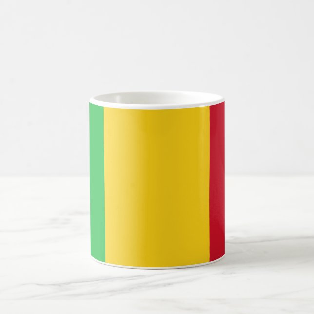 Caneca De Café Bandeira do Mali (Centro)