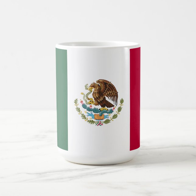 Caneca De Café Bandeira do México (Centro)