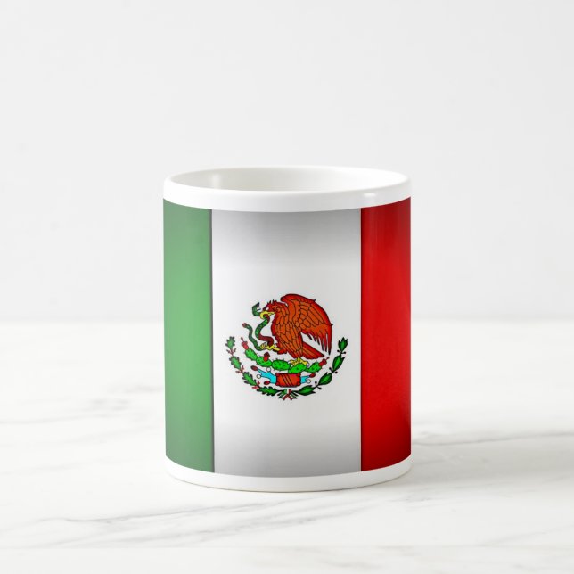 Caneca De Café Bandeira do México Estilizada (Centro)
