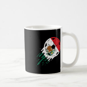 Caneca De Café Bandeira do México Futebol Byll Fã de Futebol Mexi