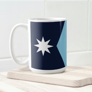 Caneca De Café Bandeira do Novo Estado Rebelde de Minnesota