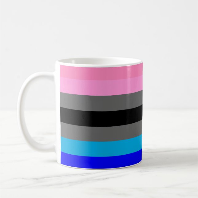 Caneca De Café Bandeira do Orgulho Ambonec (Esquerda)