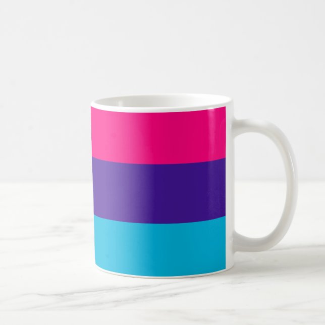 Caneca De Café Bandeira do Orgulho Andrógino (Direita)