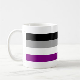 Caneca De Café Bandeira do Orgulho Assexual
