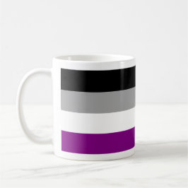 Caneca De Café Bandeira do Orgulho Assexual