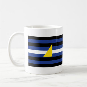 Caneca De Café Bandeira do Orgulho de Aquecimento