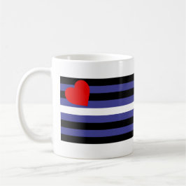 Caneca De Café Bandeira do Orgulho de Couro
