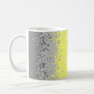 Caneca De Café Bandeira do Orgulho Demigênero Abstrato